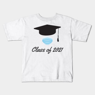 Class of 2021 - Academic cap and face mask Kids T-Shirt